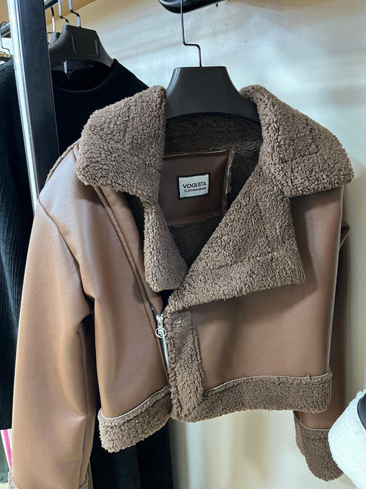 Leather Fur Jacket