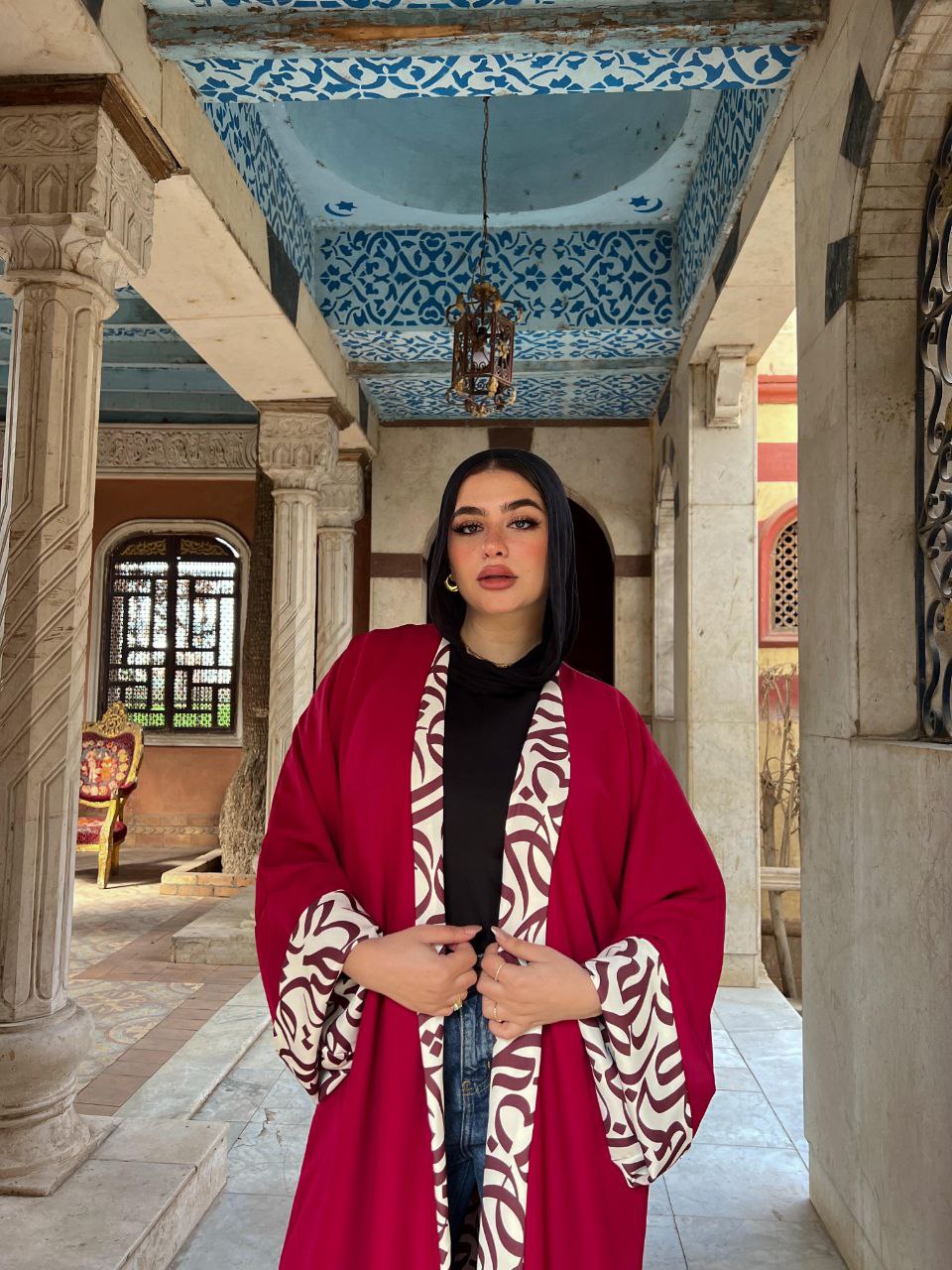 Double Face Araby Abaya