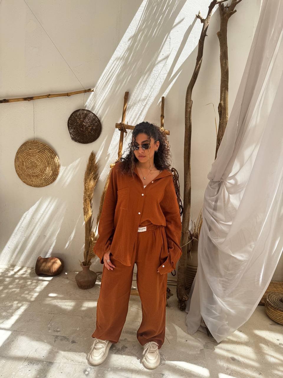 Badge Suit - Brown