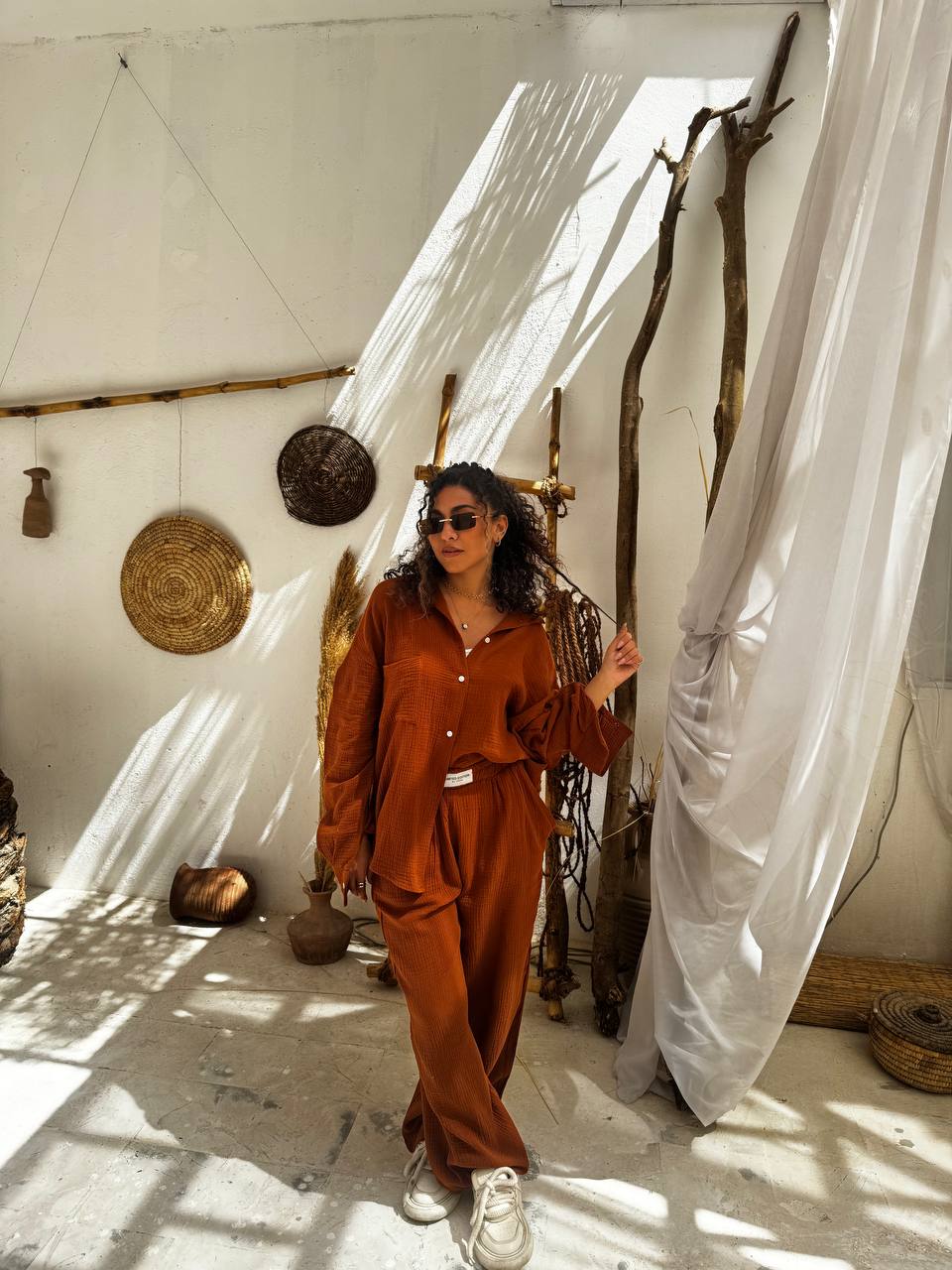 Badge Suit - Brown