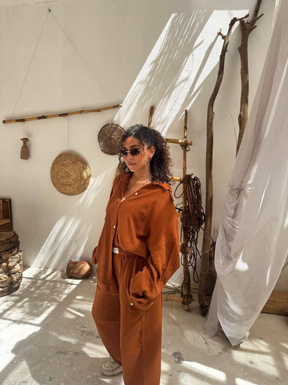 Badge Suit - Brown