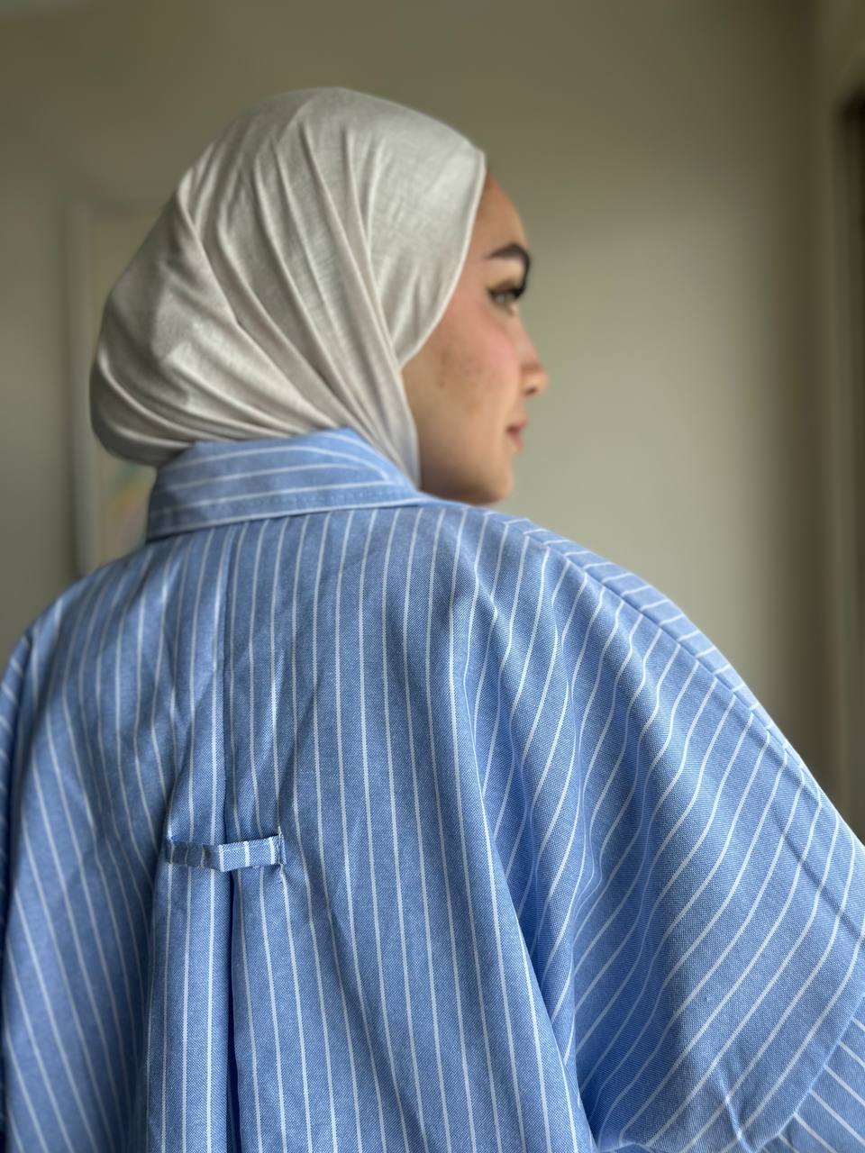 قميص مخطط - أزرق فاتح