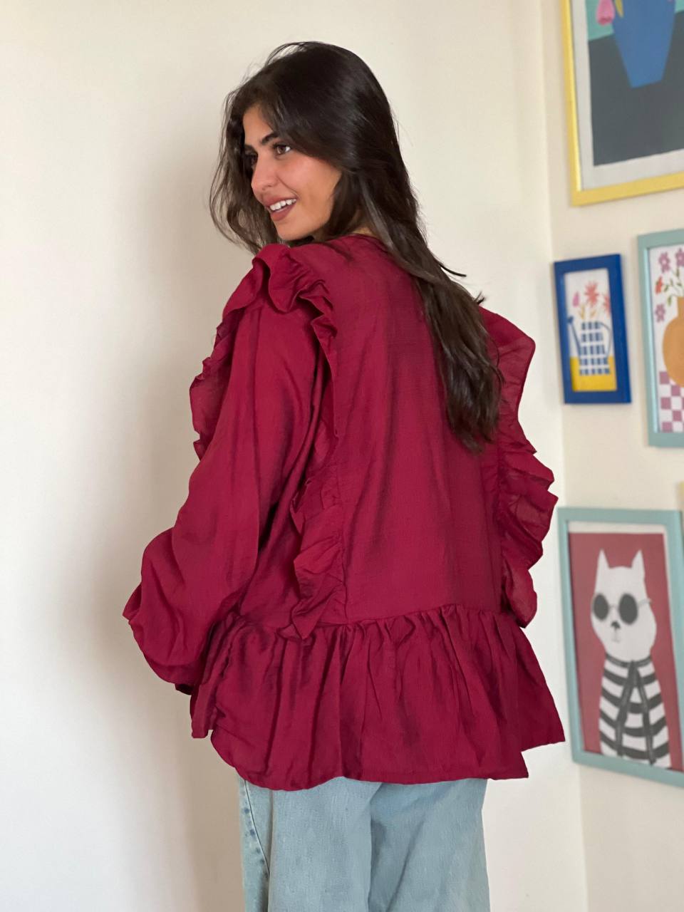 Kettan Blouse - Burgundy