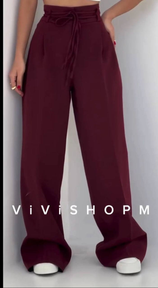 Rosaline Pants - Burgundy