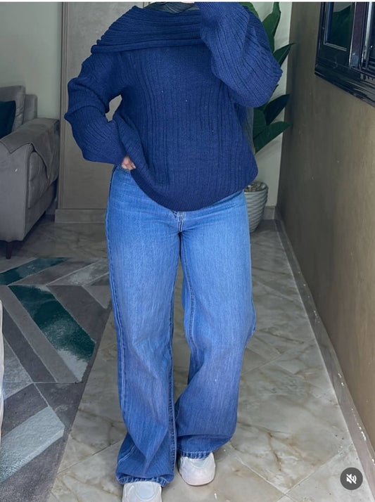 Off Shoulder Sweater