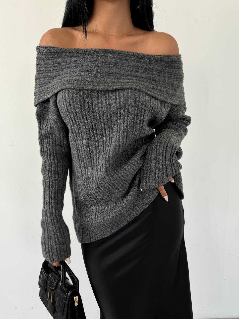 Off Shoulder Sweater