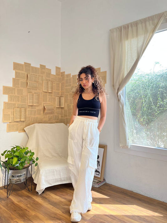 Cargo Pants - White