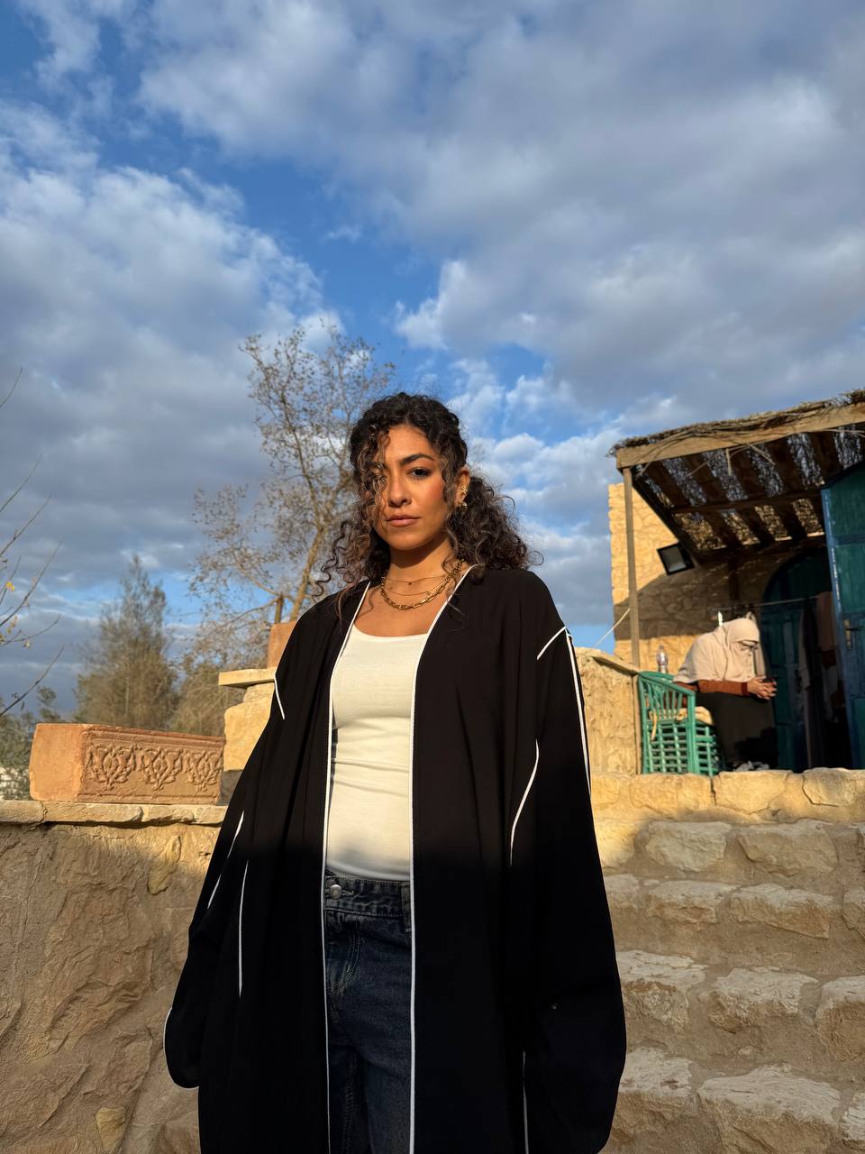 عباية خطوط 