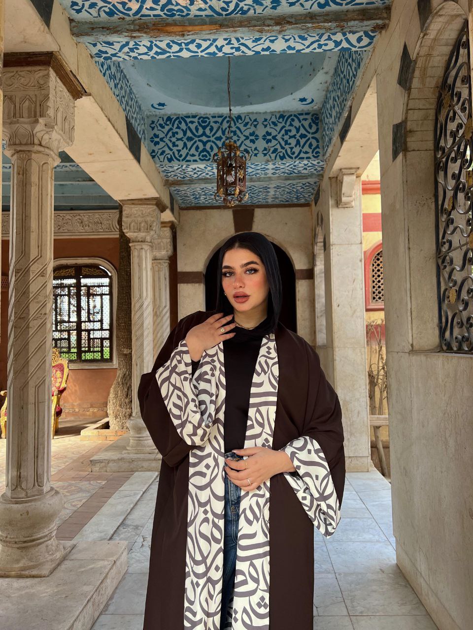 Double Face Araby Abaya