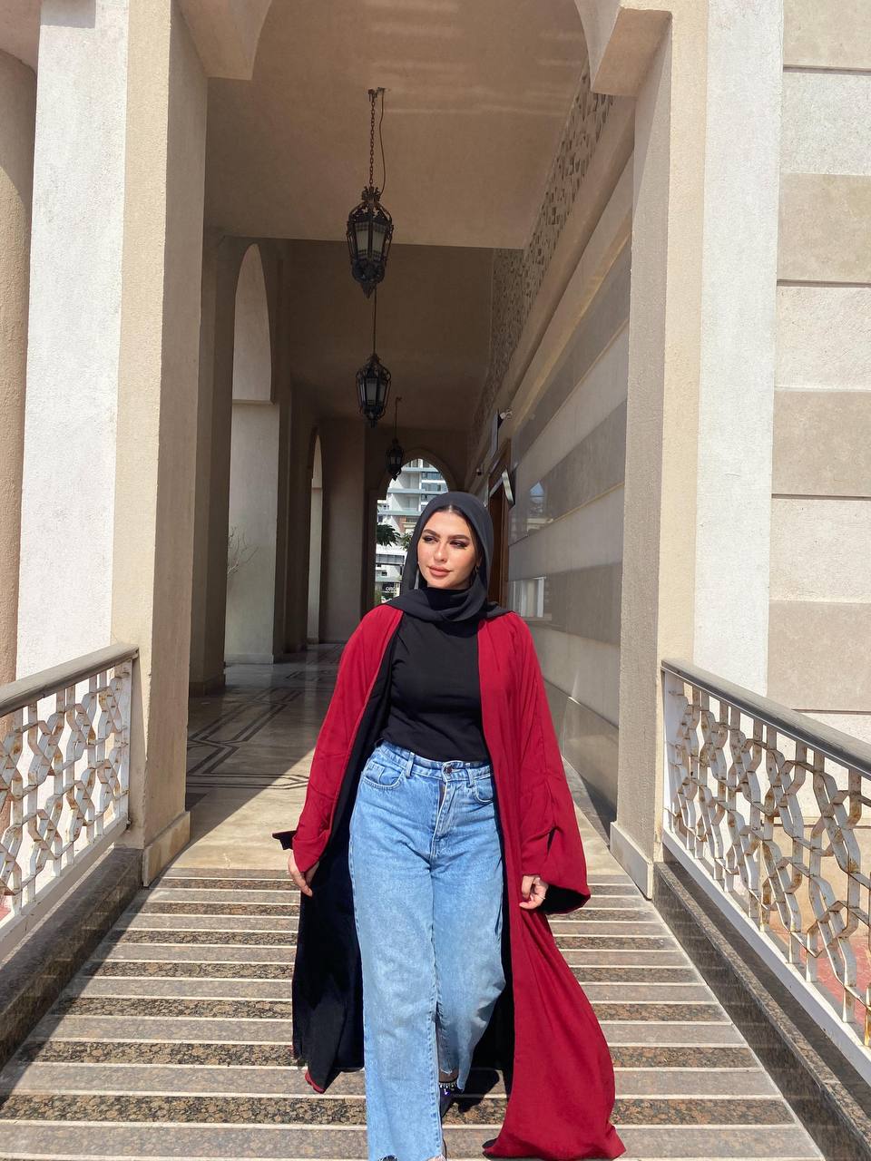 Double Face Abaya