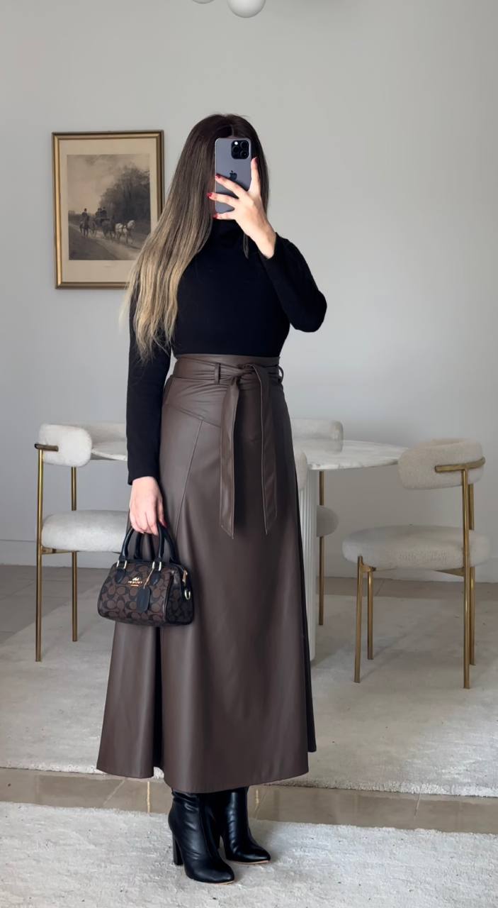 Leather Skirt
