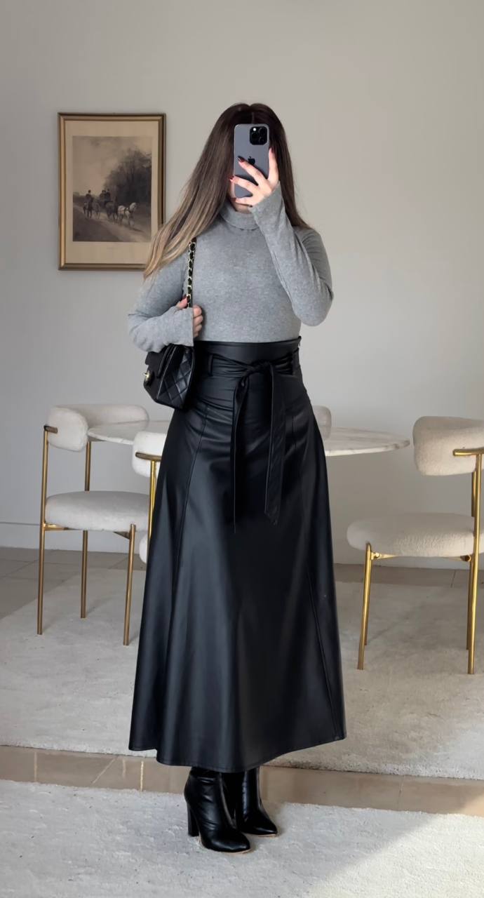 Leather Skirt