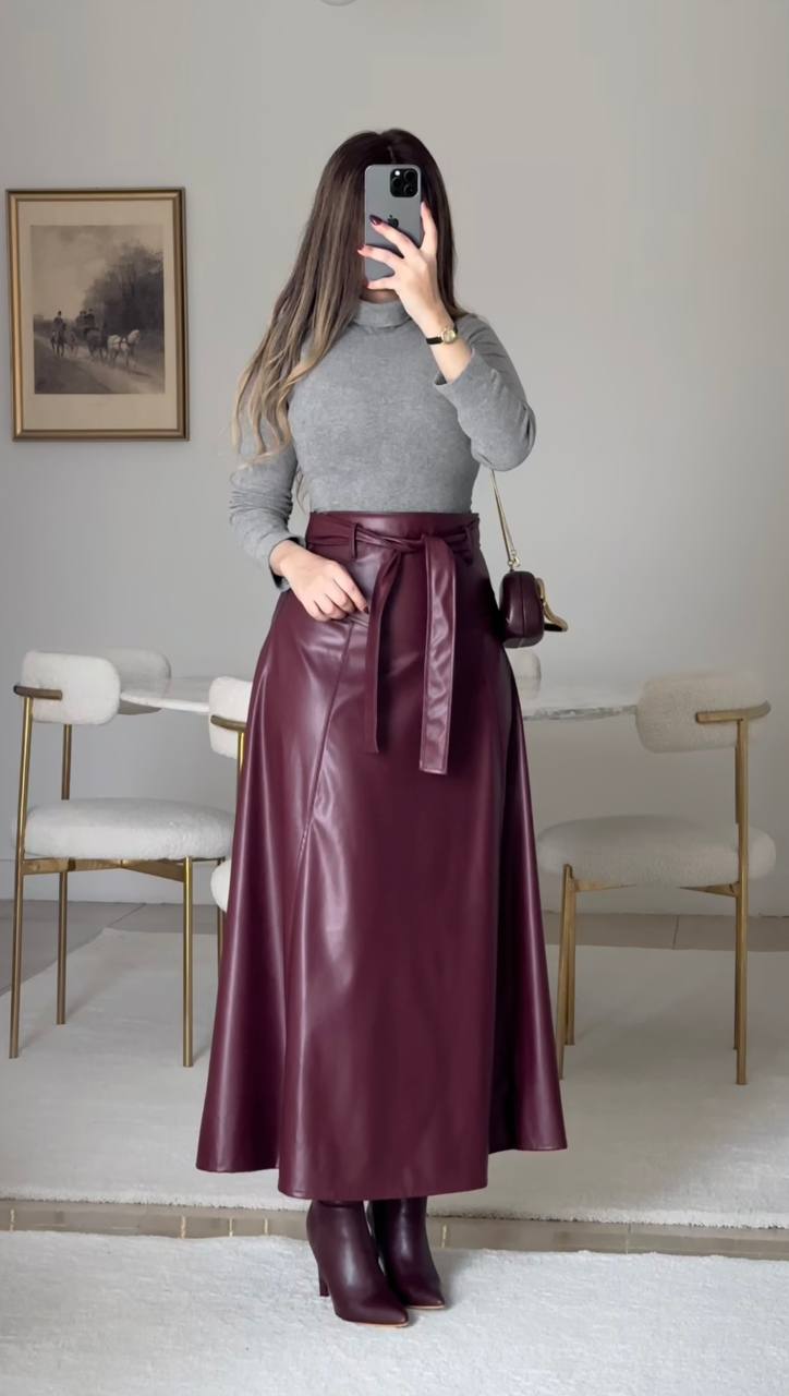 Leather Skirt