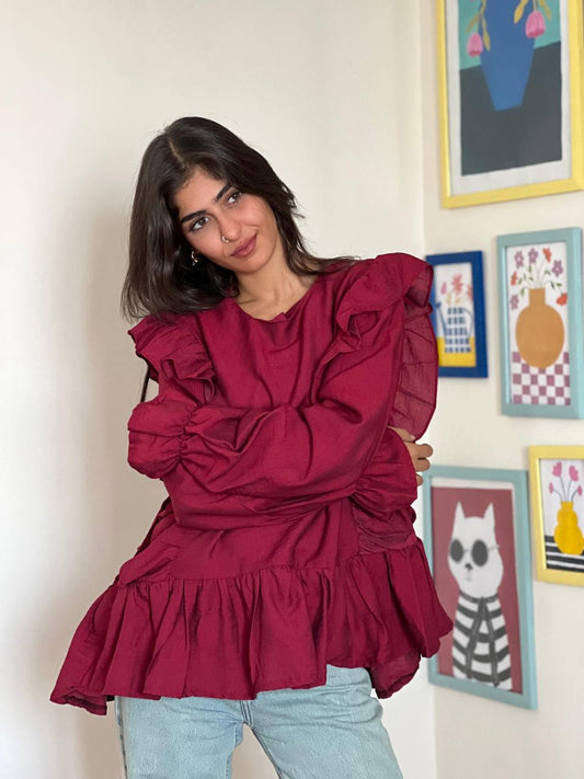 Kettan Blouse - Burgundy