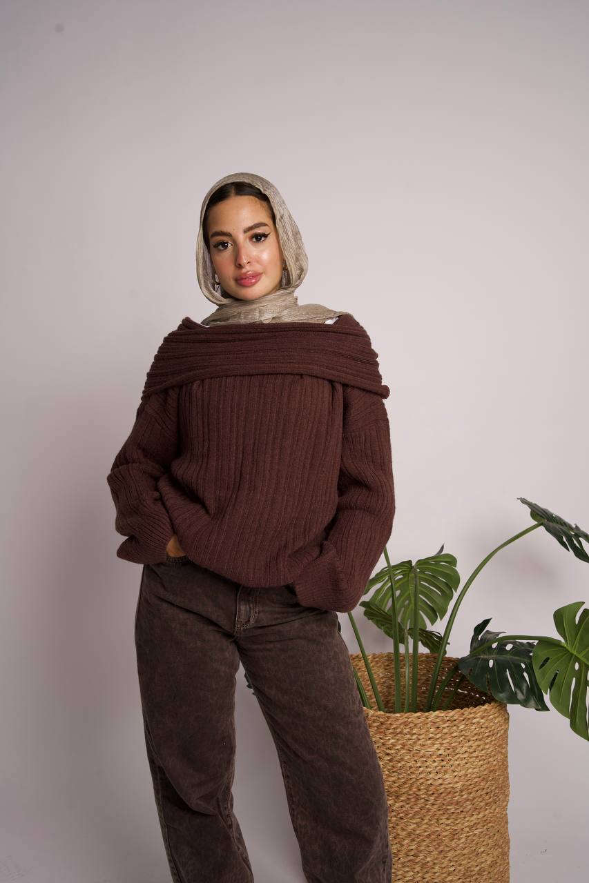 Off Shoulder Sweater
