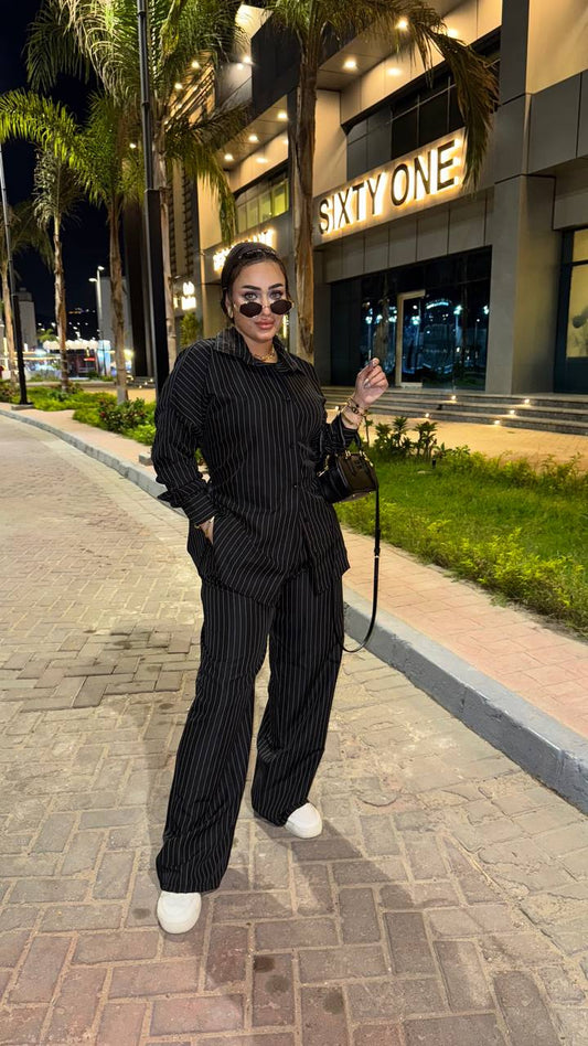 Striped Suit