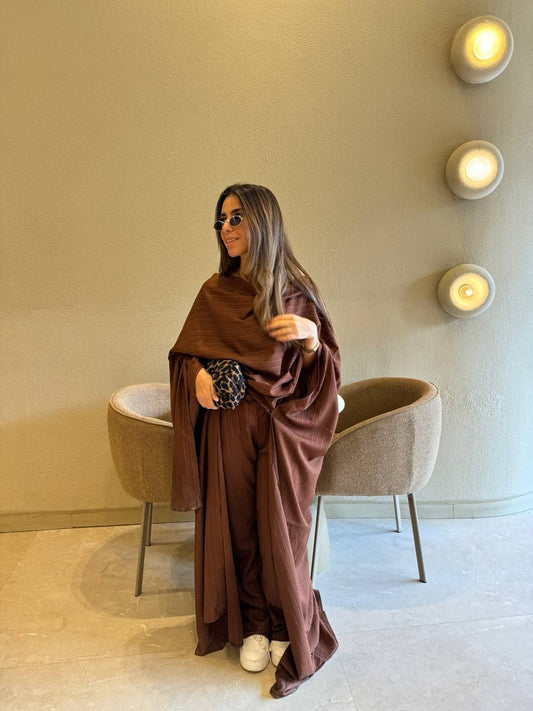 بدلة وشاح - بني